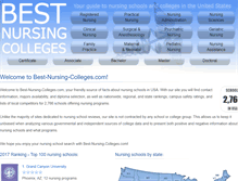 Tablet Screenshot of best-nursing-colleges.com